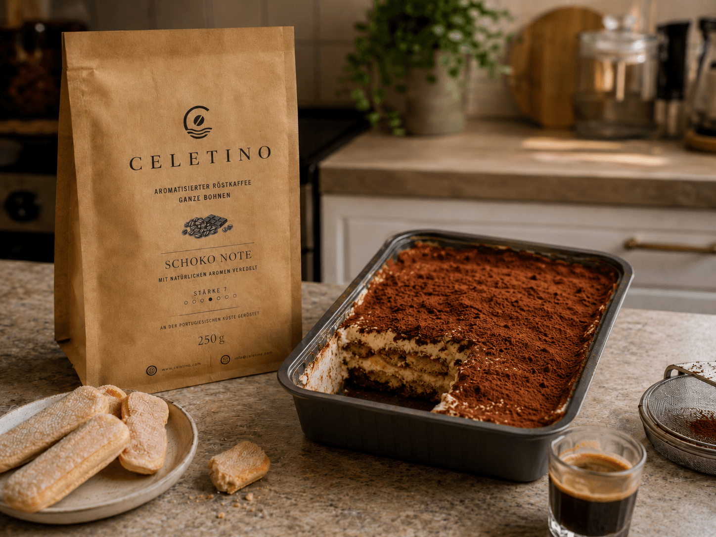 Titelbild: Celetino Tiramisu: Der Klassiker, nur schokoladiger